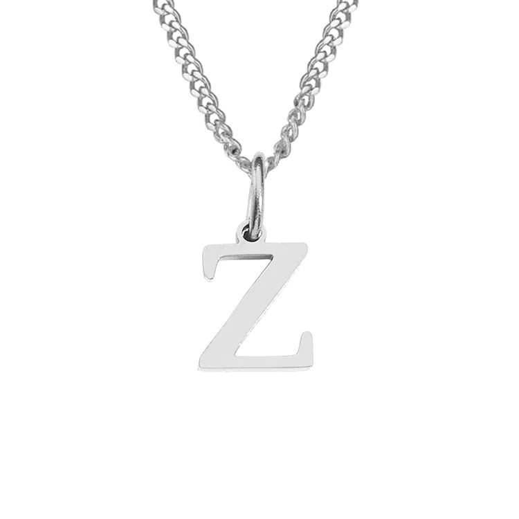 14K Stainless Steel Necklace with 26 Letters