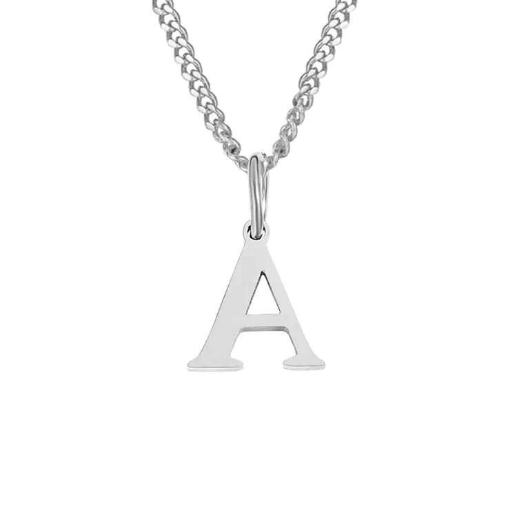 14K Stainless Steel Necklace with 26 Letters