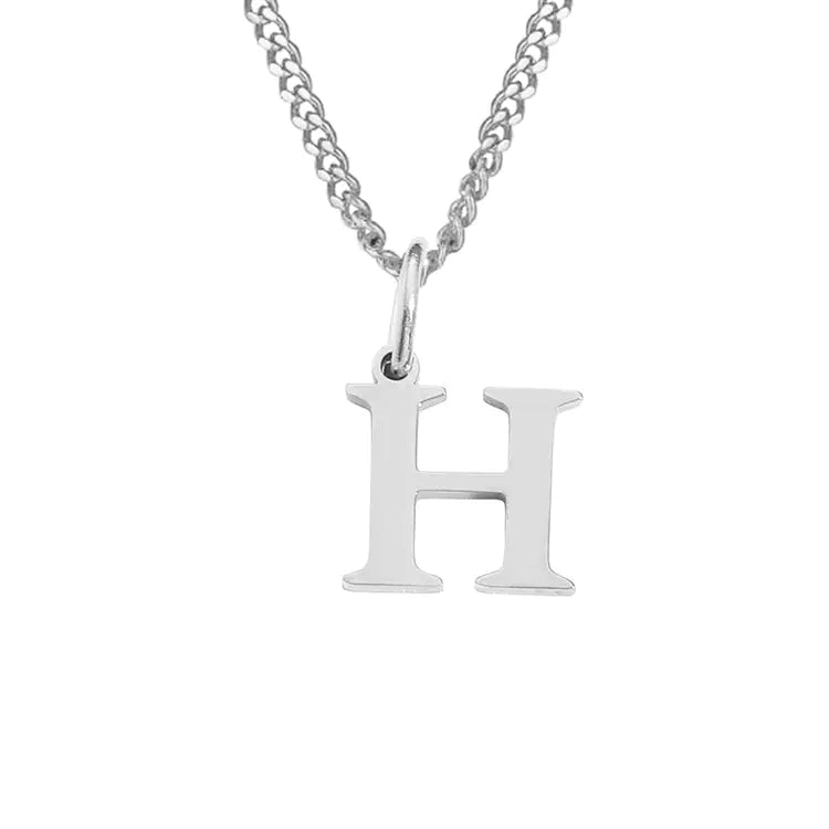 14K Stainless Steel Necklace with 26 Letters