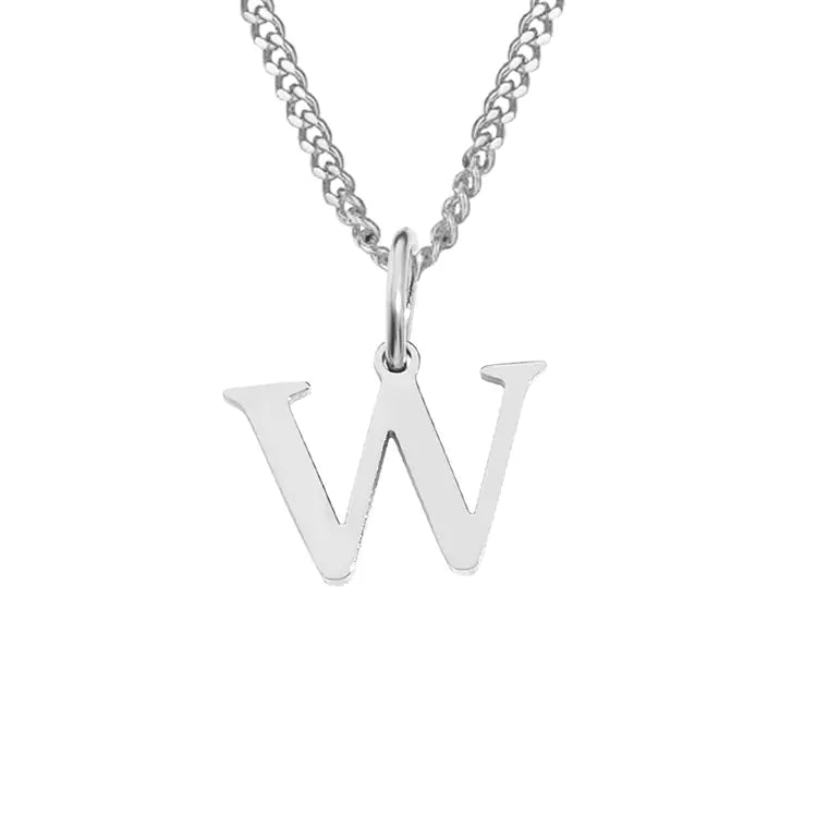 14K Stainless Steel Necklace with 26 Letters