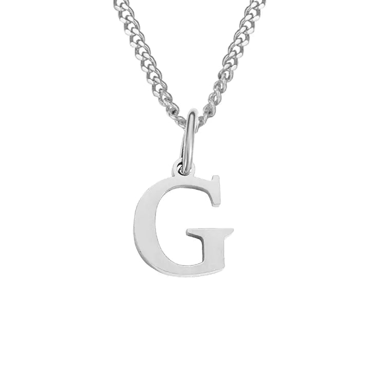 14K Stainless Steel Necklace with 26 Letters