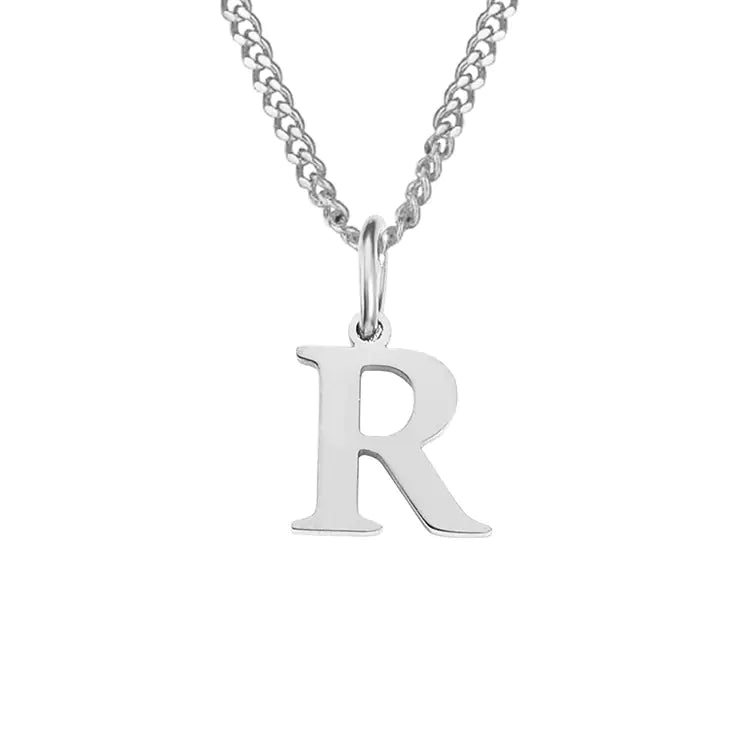 14K Stainless Steel Necklace with 26 Letters