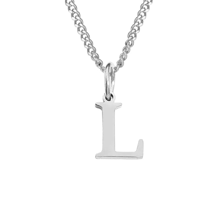 14K Stainless Steel Necklace with 26 Letters