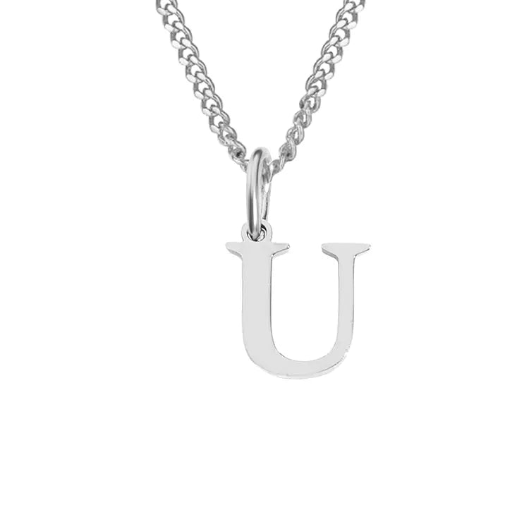 14K Stainless Steel Necklace with 26 Letters